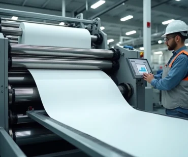 Calandra industrial: aplicações no setor de papel e celulose