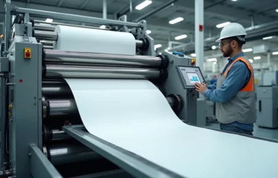 Calandra industrial: aplicações no setor de papel e celulose